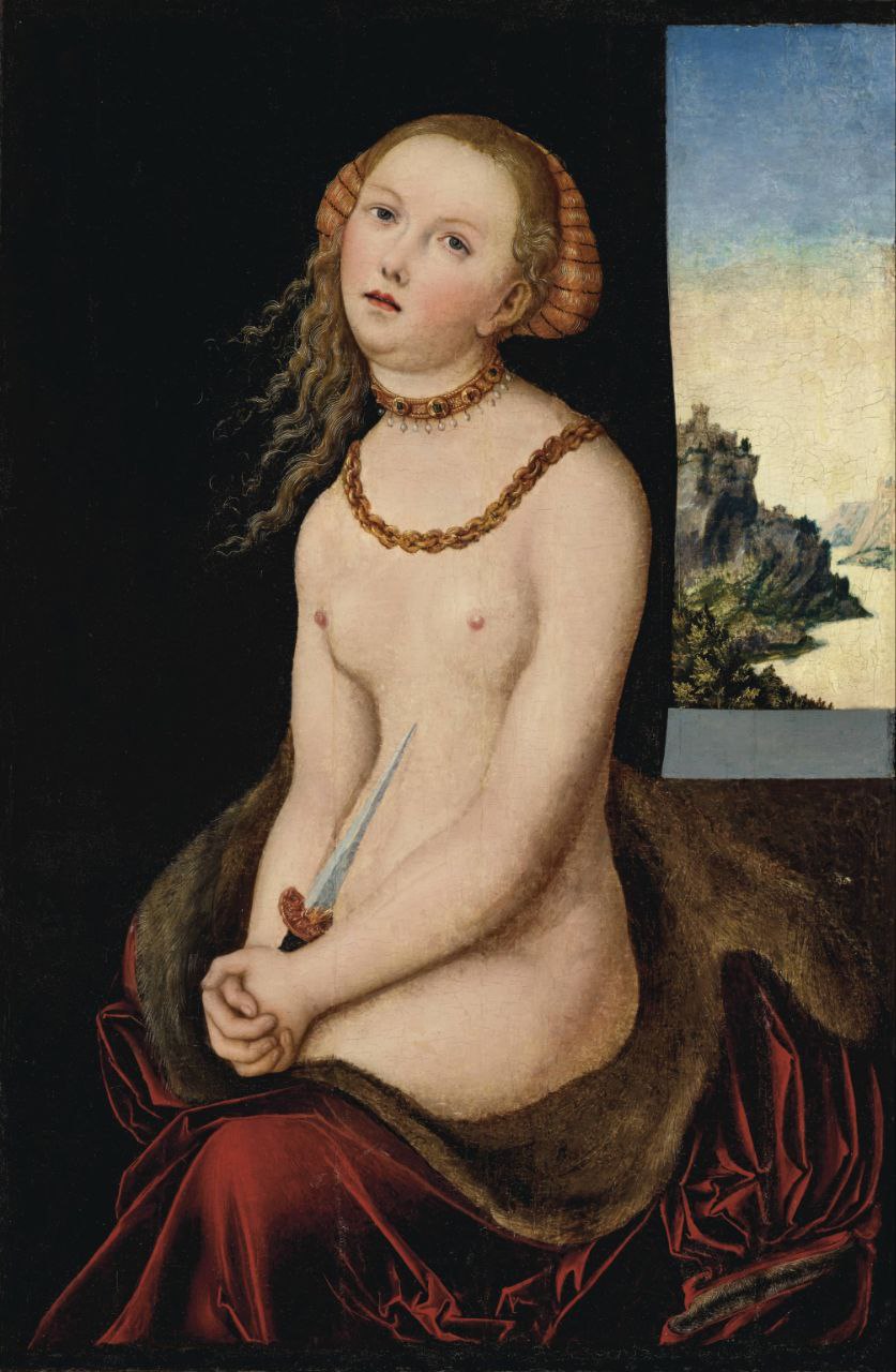 Lucretia, by Lucas Cranach the Elder